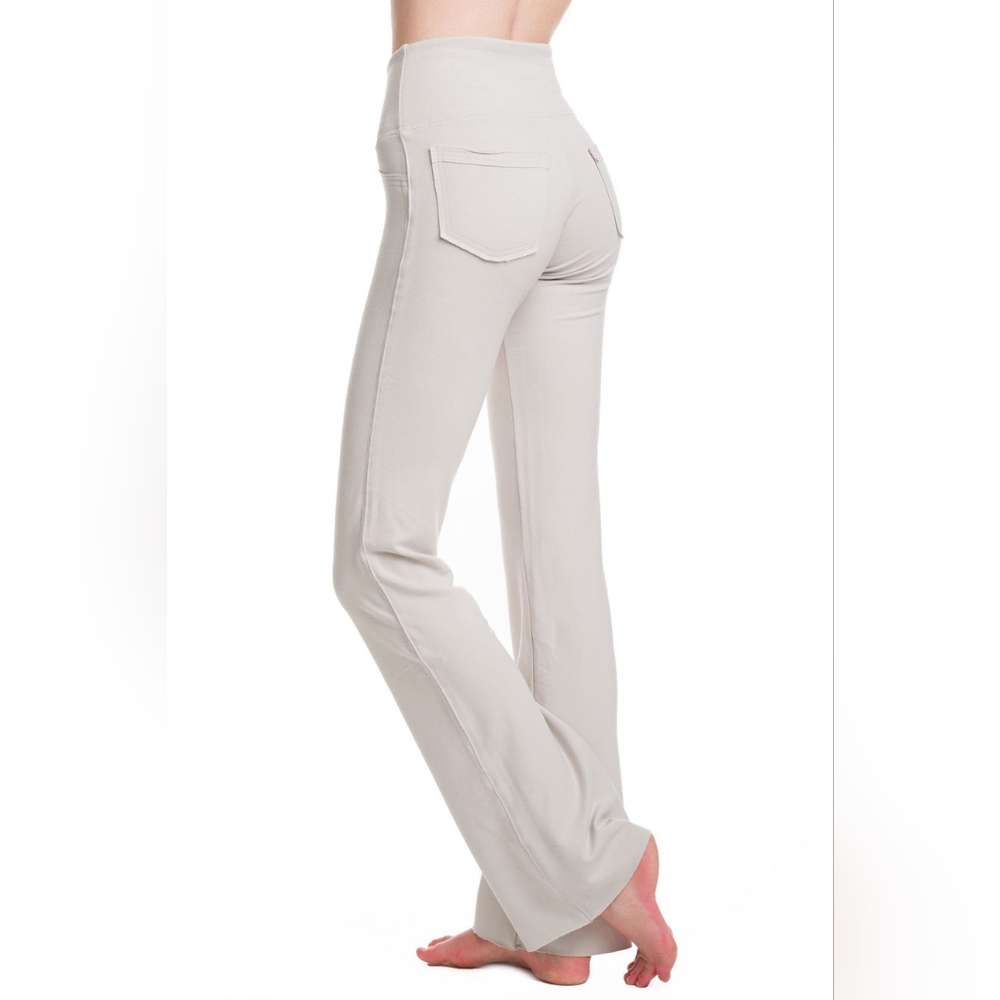 Canadian-Made, High Rise Bamboo Pocket Flare, SMALL.